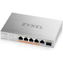 Комутатор ZyXEL XMG-105HP - 5 Ports 2,5G + 1 SFP+, PoE++