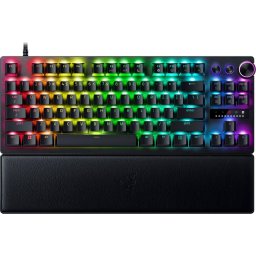 Razer Huntsman V3 Pro Tenkeyless, Gaming keyboard, Analog Optical Switch gen2, Razer Chroma RGB, Magnetic Firm Leatherette Wrist