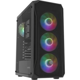 Кутия за компютър Fury PC Case Shobo SH4F RGB Midi Tower, Window, Black