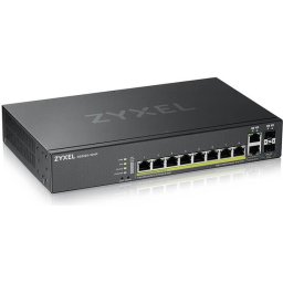 Суич ZyXEL GS-2220-10HP - 10 портов Layer2+, Gigabit PoE