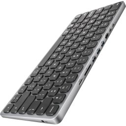 AXAGON HMC-KB keyboard USB-C 5Gbps with HUB