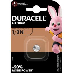 Литиева батерия CR-1/3N 3V за глюкомери и фото DURACELL DL1/3N