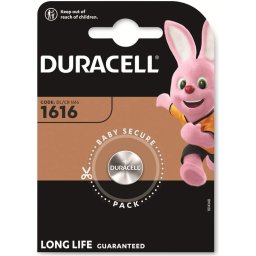 Бутонна литиева батерия DURACELL CR-1616, 3V