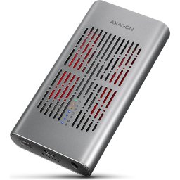AXAGON EEM2-20GD - USB-C 20Gbps Dual M.2 NVMe SSD CLONE MASTER Enclosure