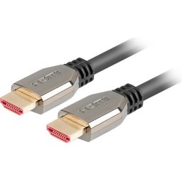 Кабел Lanberg HDMI M/M V2.1 8K 60Hz cable 0.5m, black