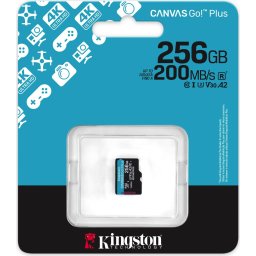 KINGSTON microSDXC Canvas Go Plus 256GB - A2 U3 V30