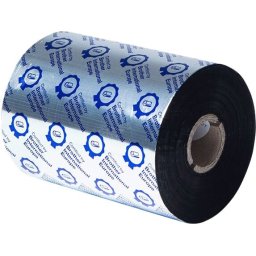 BROTHER Black ribbon premium wax 110mm x 600m sold in 6-pack