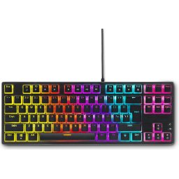 Геймърска механична клавиатура Spartan Gear Lochos 2 RGB TKL, Черна