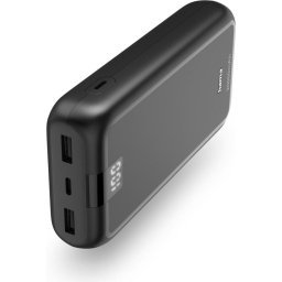 HAMA Външна батерия Power pack "Performance 20", 20000 mAh, 3 изхода: USB-C, 2x USB-A