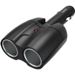 HAMA Разклонител 1:2 за запалката на автомобил, 180 °, 12 V, 223403