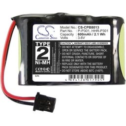 Батерия за телефон 3* 1/2АА 3.6V NiMH 600mAh T279 KX-A36A Cameron Sino