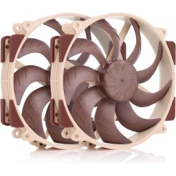 Комплект вентилатори Noctua NF-A14x25r G2 PWM Sx2-PP - 2x 140mm