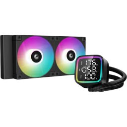 Охладител DeepCool LD240, 360mm CPU Liquid Cooler, 2x120mm ARGB PWM Fans, Anti-Leak Technology, Addressable RGB LED, Hydro Beari