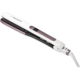 Преса Rowenta SF7510F0, Brush&Straight Premium Care, LCD display, 130 - 200 ° C, Replaceable Plates, Ionizer, Cover type: Cashme