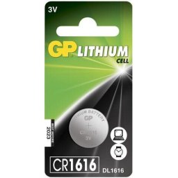 Литиева бутонна батерия GP CR 1616 3V 1 бр. в блистер /цена за 1 бр./ GP