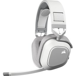 Геймърски слушалки с микрофон Corsair HS80 MAX White