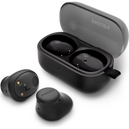 Слушалки тапи Philips TAT2149BK, Bluetooth, черни