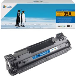 Касета HP CE285A / CE278A / CB435A / CB436A - CANON CRG-725/728/712/713 - Black G&G