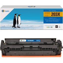 Тонер касета за HP 203X Black - CF540X - NT-PH203XBK - G&G