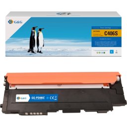 Тонер касета за SAMSUNG CLT-C406S - Cyan - CLT-C406S - NT-PS406C - G&G