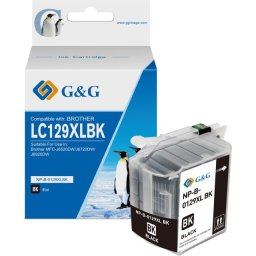 Глава за BROTHER - Black - LC129XLBK - G&G