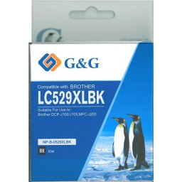 Глава за BROTHER - Black LC-529XLBK - G&G