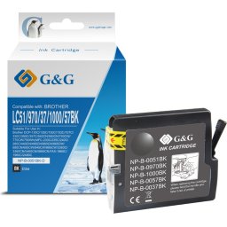 Глава за BROTHER LC-970BK Black - G&G