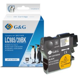 Глава за BROTHER - Black LC-985BK / LC-60BK - G&G