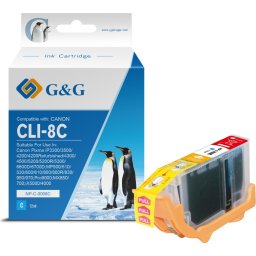 G&G Глава за CANON CLI-8C Cyan