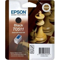 Глава за EPSON STYLUS 740/760/800/850/860/1160/1520/SCAN 2000/2500 - S020108/S020189 - Black - C13T051140