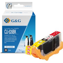 Глава за CANON PIXMA iP 4850/MG 5150/5250/6150/8150 - Black - ink tank - WITH CHIP / С ЧИП - /526/ - CLI-526BK (CLI526BK) - BS4