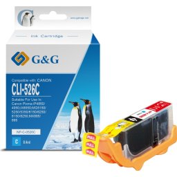 Глава за CANON PIXMA iP 4850/MG 5150/5250/6150/8150 - Cyan - ink tank - WITH CHIP / С ЧИП - /526/ - CLI-526C (CLI526C) - BS4541