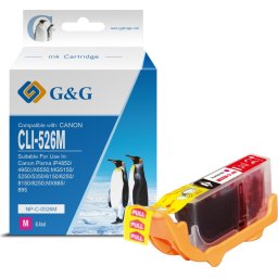 Глава за CANON PIXMA iP 4850/MG 5150/5250/6150/8150 - Magenta - ink tank - WITH CHIP / С ЧИП - /526/ - CLI-526M (CLI526M) - 454
