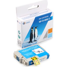 Глава за EPSON STYLUS PHOTO R 265/360/RX 560/585/685/P 50/PX 650/660/700/710/720/800/810 - Cyan - T0802C - G&G