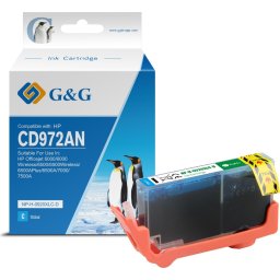 Глава за HEWLETT PACKARD Officejet 6000/6500 Series - Cyan - HIGH CAPACITY - /920XL/ - CD972AE - P№ NH-R0920XLC - G&G
