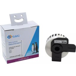 G&G Лента за етикетни принтери BROTHER ТИП QL DK-22210 - CONTINUOUS PAPER TAPE - 29 mm x 30,48 m