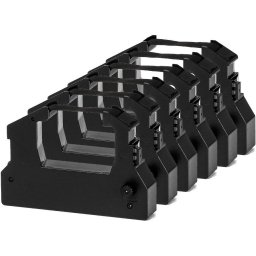 Комплект 6 ленти за матричен принтер EPSON LQ 100/150/150K/ACTIONPRINTER 3250/AP3250 - Black - 6 PCS - P№ RR-EP-LQ100-BK - G&G