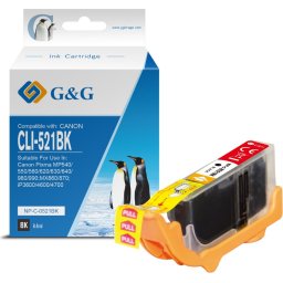 G&G Глава за CANON CLI-521BK Black