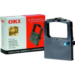 Лента за матричен принтер OKI ML 182/280/320/390/391/3321 - P№ 01108002 / 09002303 - Black - 3 милиона символа