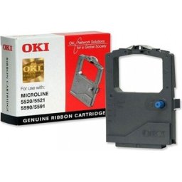 Лента за матричен принтер OKI ML 5520/5521/5590/5591 - Black - P№ 01126302 / 01126301 - 4 милиона символа