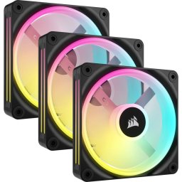 CORSAIR QX RGB Series, iCUE LINK QX120 RGB, 120mm, Triple Fan Kit