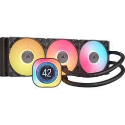 CORSAIR iCUE LINK TITAN 360 RX LCD Liquid CPU Cooler