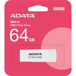 Флаш памет ADATA UC310 WHITE 64GB