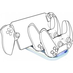 Зарядна станция Nacon, За DualSense падове и Playstation Portal
