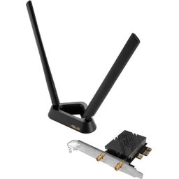 Безжичен адаптер ASUS PCE-BE92BT WiFi 7 PCI-e две външни антени и Bluetooth 5.4
