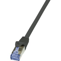LogiLink Patch cable S/FTP Cat.6a 2m, Black