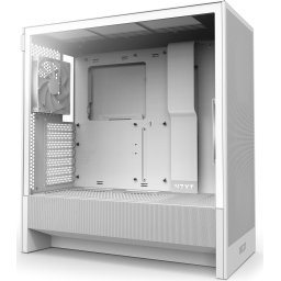 Кутия NZXT H5 Flow 2024 White, Mid-Tower