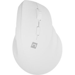 Мишка Natec Vertical Mouse Crake 2 Wireless, 2400DPI Bluetooth 5.2 + 2.4 GHz White