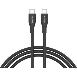 CANYON cable CC60SC10 C-C 60W 1m Silicon Black