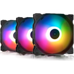 Вентилатори ADATA VENTO 120 ARGB PWM BL - 3 бр,